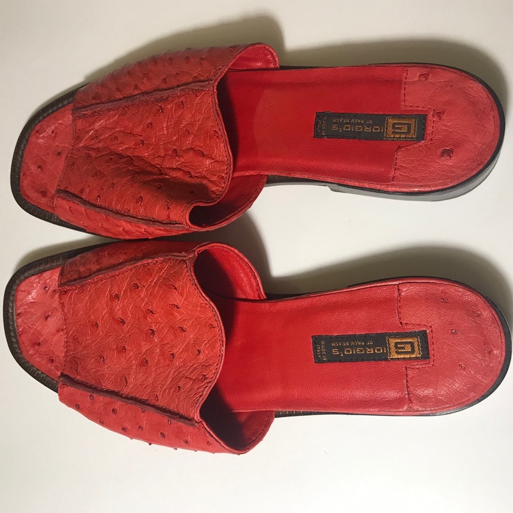 #HP 🥳💥 Sandals - Ostrich leather ♥️ - Picture 2 of 8